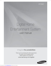 Samsung HT-E321 User Manual
