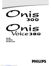 Philips Onis Voice 380 User Manual
