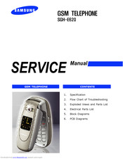 Samsung SGH-E620 Service Manual