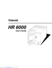 Polaroid HR 6000 User Manual