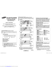 Samsung CS21E22 Owner's Instructions Manual