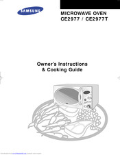 Samsung CE2977T Owner's Instructions & Cooking Manual