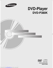 Samsung DVD-P380K User Manual