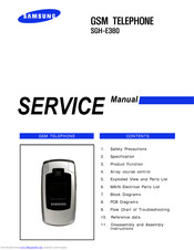 Samsung SGH-E380 Service Manual