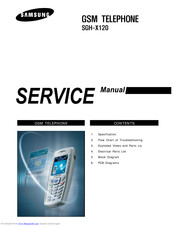 Samsung SGH-X120 Service Manual