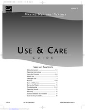 Maytag Neptune MAH-3 Series Use & Care Manual