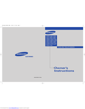 Samsung CT-21D8BL Owner's Instructions Manual