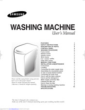 Samsung WA8000B2 User Manual