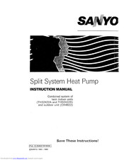 Sanyo THS2422A Instruction Manual