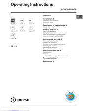 Indesit RA 24 L Operating Instructions Manual