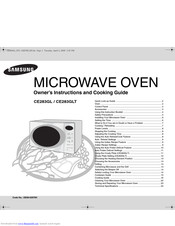 Samsung CE283GL Owner's Instructions And Cooking Manual