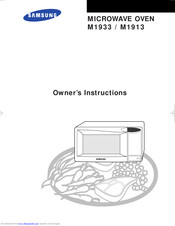 Samsung M1933 Owner's Instructions Manual