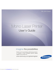Samsung ML-2245 Series User Manual