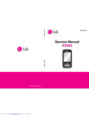 LG KS360 Service Manual