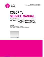 LG CT-29M60VE Service Manual