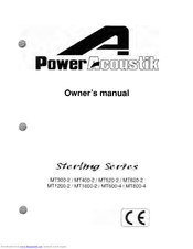Power Acoustik Sterling MT400-2 Owner's Manual