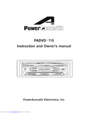 Power Acoustik PADVD-110 Owner's Manual