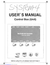 Power Acoustik SYSTEM-4 User Manual