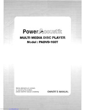 Power Acoustik PADVD-160T Owner's Manual