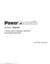 Power Acoustik PEQ-82P Owner's Manual