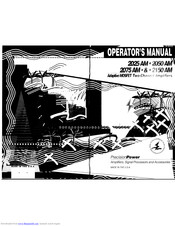 Precision Power 2025AM Operator's Manual