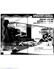 Precision Power 2050AM Operator's Manual