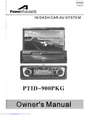 Power Acoustik PTID-900PKG Owner's Manual