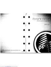 Precision Power PPI-X3 Owner's Manual