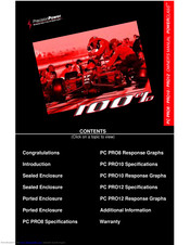 Precision Power POWERCLASS PRO10 Owner's Manual