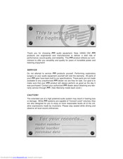 Precision Power PPI6.2 Owner's Manual