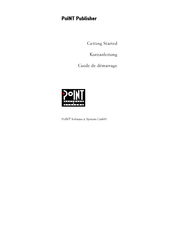 Primera PoINT Publisher Getting Started Manual
