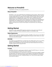 Primera PrimoDVD User Manual