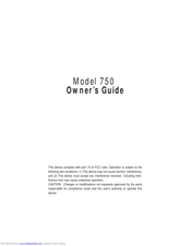 Python 750 Owner's Manual