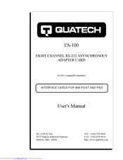 Quatech ES-100D User Manual