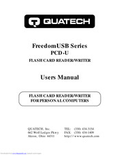 Quatech FreedomUSB Series PCD-U User Manual