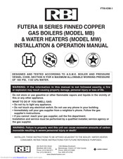 RBI FUTERA III MW-750 Installation & Operation Manual