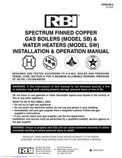 RBI SB Series Installation & Operation Manual