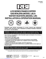 RBI LCD LB 2300 Installation & Operation Manual