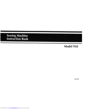 RICCAR R950 Instruction Book