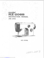 Riccar Sewing Machine User Manuals Download ManualsLib