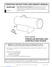 Mr. Heater 150FATNG Operating Instructions And Owner's Manual