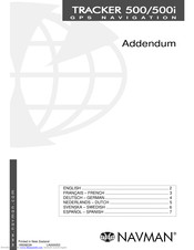 Navman Tracker 500i Addendum