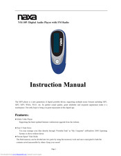 Naxa NM-105 Instruction Manual