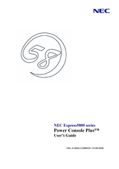 NEC Power Console Plus User Manual