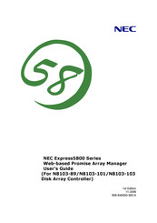Nec Express5800 Series User Manual