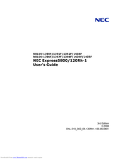 NEC N8100-1397F User Manual