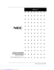 NEC NECCare Gold Express5800/320Fd Maintenance And Service Manual