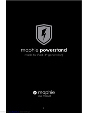 Mophie PowerStand for iPad 4th generation User Manual