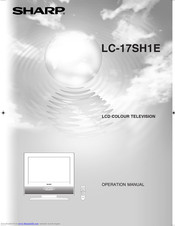 Sharp LC-17SH1E Operation Manual