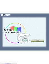Sharp AJ-6110 Online Manual